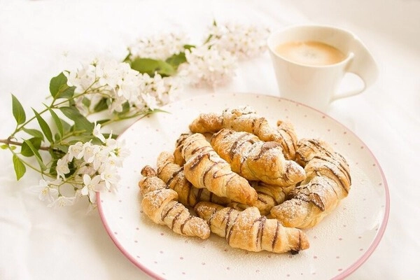 cokoládové croissanty